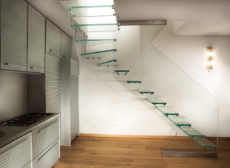 Escaleras de cristal para el interior de tu hogar