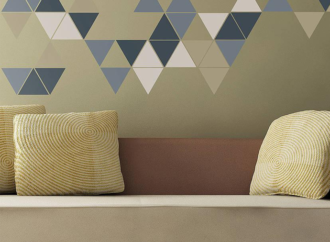 Incluye la geometría con estilo en la decoración de tu hogar